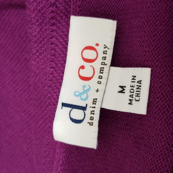 Soft and Comfortable Womens 3/4 Sleeve Mediumweight Denim & Co Tunic Sweater - Picture 8 of 9